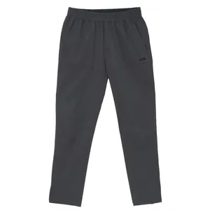 Ville pantalons décontractés pour hommes minimaliste coupe ample droite taille élastique taille moyenne respirant 90% coton/10% Spandex tricoté pour - Product Image 5