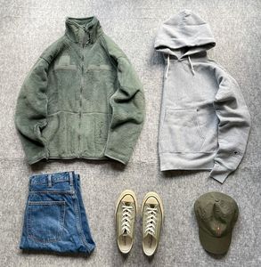 USAF Coyote Brown Gen III L3 Level 3 Full Zip <span class=keywords><strong>ACU</strong></span> Mountain UCP Vtg Outdoor Cold <span class=keywords><strong>Weather</strong></span> Sherpa Tech Polar Fleece Jacket para hombres - Product Image 3