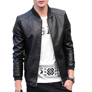 2025 nuevos abrigos y chaquetas de cuero para hombre, colección de lona al por mayor con cuello levantado, accesorios de temporada de invierno - Product Image 3
