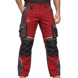 Pantalon de sécurité pour homme de qualité supérieure, thermique, ignifuge, haute visibilité, réfléchissant, vêtements de travail durables, poches utilitaires - Product Image 1