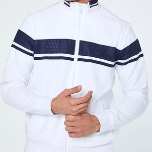 Survêtements slim pour hommes, survêtements techniques personnalisés en molleton technique, ensembles de survêtements pour hommes, fermeture éclair, col montant, tenue de sport, jogging, vêtements de fitness pour hommes - Product Image 3