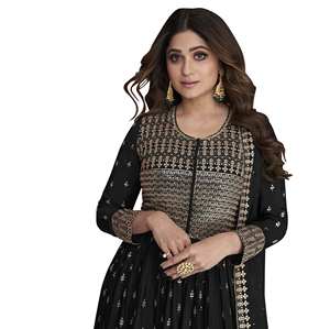 Elegante Conjunto de Traje Palazzo para Mujer, Listo para Usar, Diseño de Tres Piezas para Ocasiones Festivas y Fiestas - Product Image 1