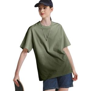 T-shirts pour femmes de qualité supérieure en coton et élasthanne, col rond, manches courtes, respirants, anti-rides, séchage rapide, streetwear d'été, personnalisables - Product Image 3
