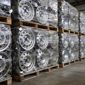 Déchets de jantes en alliage d'aluminium, 99% propres, jantes usagées pour la refusion d'aluminium - Product Image 6