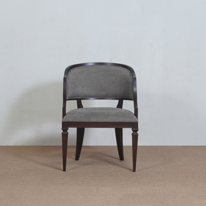 Chaise de salle à manger à bras classique moderne et luxueuse, en teck massif, avec revêtement en rotin, pour la maison, le restaurant, l'appartement, le centre commercial, meubles de salle à manger - Product Image 6