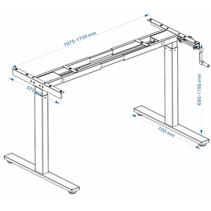 CBNT33-M1 Minimalist Height-<b>Adjustable</b> Furniture <b>Legs</b> Stainless Steel for Dining Kitchen Hospital Use Designed for Cabinets - Product Image 2