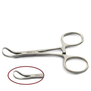 Reusable 9cm Stainless Steel Backhaus Clamp Forceps Dental Surgical Instruments for Tissue Holding & Bone Fractures Treatment - Product Image 5