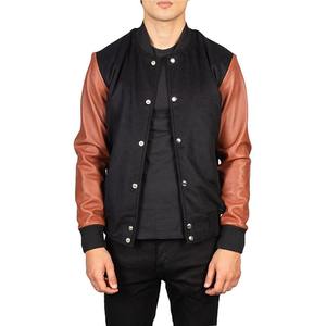 Veste universitaire à la mode pour hommes avec un design slim et un tissu en laine léger - Product Image 2