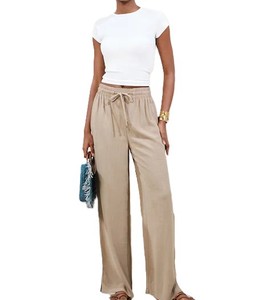 Pantalones de chándal elegantes para mujer, pantalones de chándal versátiles y cómodos para estilos de vida activos y ropa informal, pantalones acampanados personalizados - Product Image 1