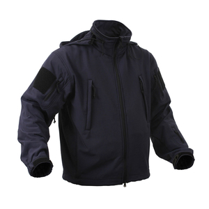 Veste de survêtement en nylon avec logo brodé personnalisé, fermeture éclair, veste softshell vierge, coupe-vent pour homme - Product Image 5