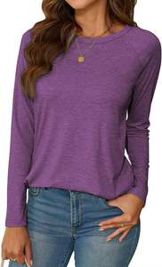 Nuevo diseño de camisetas para mujer, ropa informal, camisetas para mujer, ropa de otoño e invierno, camisetas transpirables para mujer - Product Image 4