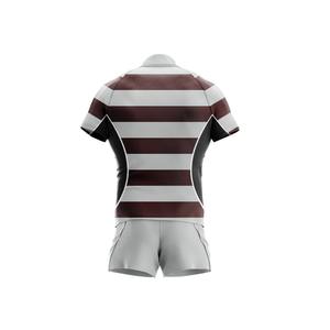 Uniforme de rugby para hombre de calidad superior, secado rápido, transpirable, ligero, 100% poliéster, conjuntos de logotipo personalizado - Product Image 5