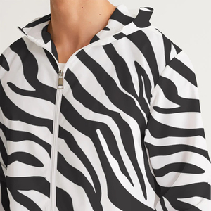 Chaquetas cortavientos para deportes al aire libre para hombre con logotipo personalizado OEM Chaqueta de tela estampada de talla grande Nueva condición larga - Product Image 4