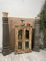 Vitrine en verre en bois Vintage Antique classique du milieu du siècle de luxe pour la maison meubles décoratifs salle à manger bureau salon