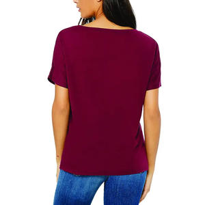 Nueva venta en línea 2025 artículo al por mayor bajo MOQ mujeres camisetas transpirable verano desgaste camiseta camisa de las mujeres - Product Image 6
