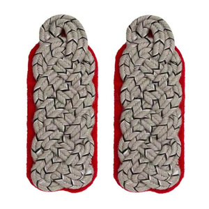 Épaulettes de cérémonie en mylar métallisé à longueur personnalisable, avec cordon de serrage torsadé, revêtement, 3 brins torsadés, couleur personnalisée - Product Image 6