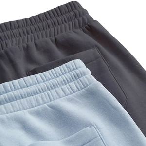 Vente en gros Short de sport d'extérieur décontracté en jersey Short de survêtement pour homme Short de gym en coton molletonné personnalisé avec cordon de serrage pour homme - Product Image 2
