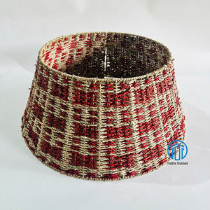 Beautiful Seagrass Christmas <b>Tree</b> Skirt Handwoven Seagrass <b>Tree</b> <b>Collar</b> Adds A Warm Organic Touch To Your Holiday Decorations - Product Image 4