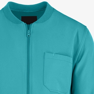 Veste de gommage médicale légère avec fermeture éclair sur le devant Look moderne élégant pour les infirmières, les médecins et le personnel de la clinique - Product Image 6