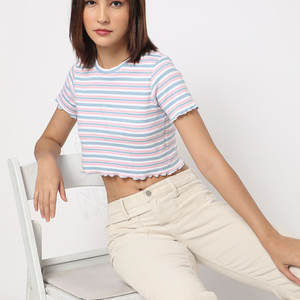 Top Corto Ecológico para Mujer, Ropa Urbana de Alta Calidad, Material Transpirable, MOQ Bajo, Colores y Tallas Personalizables - Product Image 4