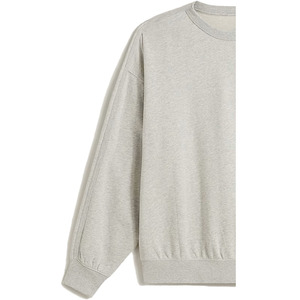 เสื้อสเวตเชิ้ตคอกลมผ้าฟลีซคอตตอน 100% สำหรับผู้ชาย น้ำหนัก 240 กรัม เป็นมิตรกับสิ่งแวดล้อม ระบายอากาศได้ดี พิมพ์ลายนูนโลโก้ด้านหน้า แบบเรียบสีพื้น สามารถสั่งทำได้ - Product Image 6