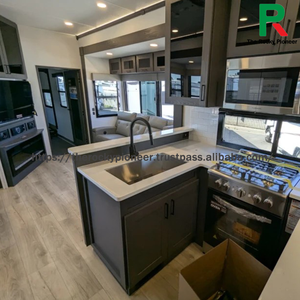 ODM in China: 2025 Off-Road Fifth Wheel Toy Hauler Luxury Family Expedition Trailer - Product Image 4