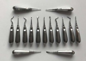 Ensemble allemand de haute qualité de qualité supérieure de 15 pièces d'instruments chirurgicaux d'extraction d'ascenseurs dentaires - Product Image 2