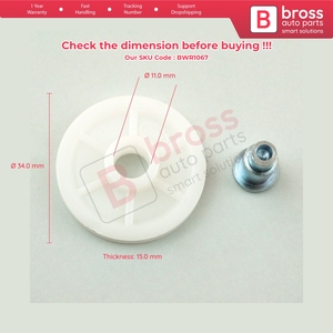 BWR1067 Kit de réparation de lève-vitre arrière avec câble et galet pour Megane MK1 X64 1996-2003 4/5 portes - Product Image 5