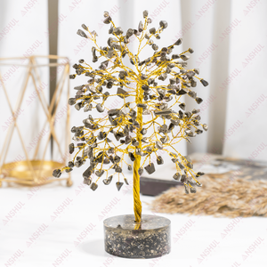 Árbol de Sanación Emocional de Orgón y Pirita con 300 Piedras Preciosas Naturales de Diseño Moderno para Decoración del Hogar y Meditación, Venta Mundial - Product Image 6