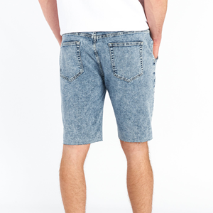 Pantalones Cortos de Mezclilla de Punto Recto para Hombre, Diseño Nuevo, Alta Calidad, Estilo Urbano, Verano, Resistentes al Viento, Color Sólido, Venta al por Mayor - Product Image 2