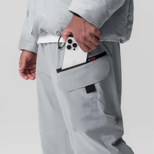 Pantalones deportivos para hombre con cordón ajustable, perfectos para deportes, entrenamientos y atuendos relajados - Product Image 4