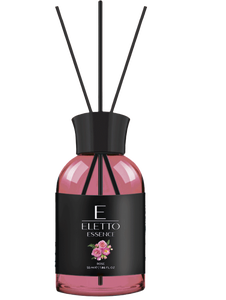 Reed <b>Diffuser</b> Bottle for Home & Office and Hotel with ROSE Scent 55ml / 1.85 oz | Essential <b>Oil</b> Reed <b>Diffuser</b> Sets with Sticks - Product Image 1