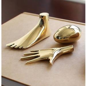 <b>Stair</b> <b>Case</b> <b>Metal</b> Paper Weight with Gold Finish Eco-Friendly Multifunction Vintage Design Home Tabletop Decor Iron - Product Image 2