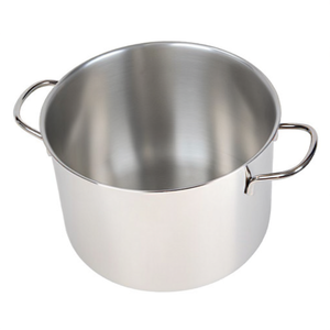 Dune 302 18cm Stainless Steel Stock <b>Pot</b> with Lid <b>for</b> <b>Induction</b> and Gas Stoves - Product Image 2