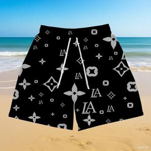 Short de basket-ball de sport américain pour hommes, pantalon de course d'été en maille confortable et respirant, jogging Scanties - Product Image 5