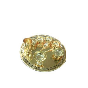 Juego de cena de cobre de alta calidad, diseño prémium para servir comida y hotel, de cobre brillante y pulido y venta - Product Image 6