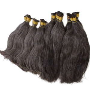 Extensions de cheveux humains vierges vietnamiens doux de haute qualité naturel droit lâche vague profonde petite fermeture à lacet Afro Transparent - Product Image 4