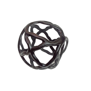 Escultura Decorativa Moderna para Interiores de Bodas, Escultura Tridimensional de Metal para Mesa con Base Acrílica Cuadrada - Product Image 6