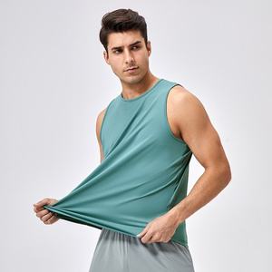 Camiseta de gimnasio sin mangas para hombre, camiseta sin mangas para correr, chaleco deportivo - Product Image 4