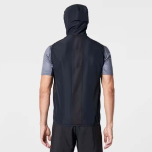 Veste matelassée sans manches pour homme REDDITO SPORTS personnalisée, respirante, en laine, avec capuche amovible, coupe-vent, vente en gros - Product Image 6