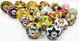 Tiradores de cajón de cerámica cromada pulida personalizados, pomos de puerta para armario de cocina, almacén, gimnasio, muebles hechos a mano, accesorios de armario - Product Image 4