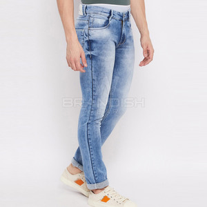 Pantalón vaquero para hombre MOQ bajo ropa informal Top venta cintura alta recto uso al aire libre mejor pantalón vaquero para hombre - Product Image 2