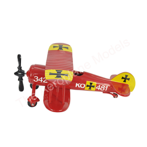 Modelo de Avión con Hélices Negras, Recubierto de Rojo, de Aluminio Fundido a Escala Personalizada, Decorativo para Club de Aviación, Decoración para el Hogar - Product Image 2
