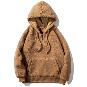 Sweat-shirt à capuche pour homme en coton premium, en molleton brossé, doux, chaud, confortable, décontracté, à manches longues, surdimensionné - Product Image 5