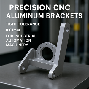 วงเล็บอลูมิเนียมกลึงด้วยความแม่นยำสูง0.01มม. สำหรับเครื่องจักรกลอัตโนมัติในอุตสาหกรรม - Product Image 2