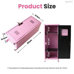 تأمين ملابس أطفالك صندوق معدني لتخزين الملابس للأطفال مع قفل - Product Image 4