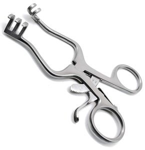 Écarteur Weitlaner avec logo personnalisé 4.5 "Écarteur vétérinaire chirurgical à griffe à retenue automatique Instruments de haute qualité de qualité supérieure - Product Image 5