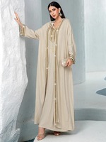 Thobe / Thawb Vente en gros Abaya Robe musulmane Vêtements islamiques Abayas pour femmes Kaftan Caftan Vêtements de prière