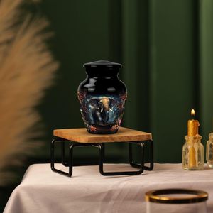 Elefante caminar urnas para cenizas pequeñas urnas para cenizas humanas recuerdo para mujeres urna adulto masculino Mini urnas para cenizas humanas tamaño personalizado - Product Image 6