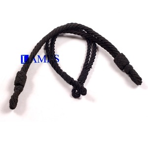 Chapeau visière tricoté à la main en gros avec cordon de casquette confortable OEM avec fil métallique - Product Image 2